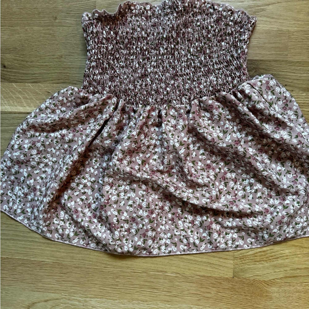 Floral Smocked Top